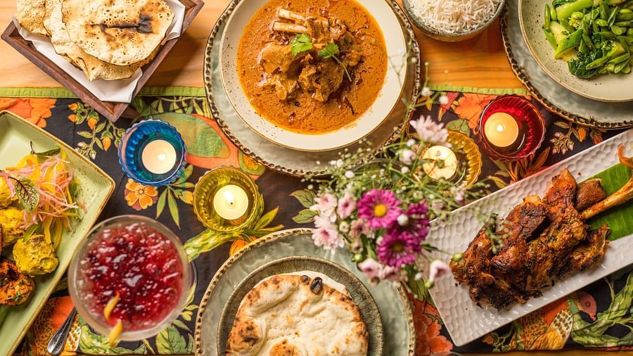food on table