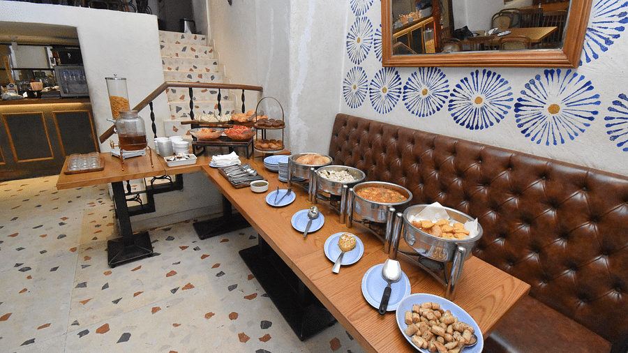 buffet breakfast at our restaurant in Mumbai