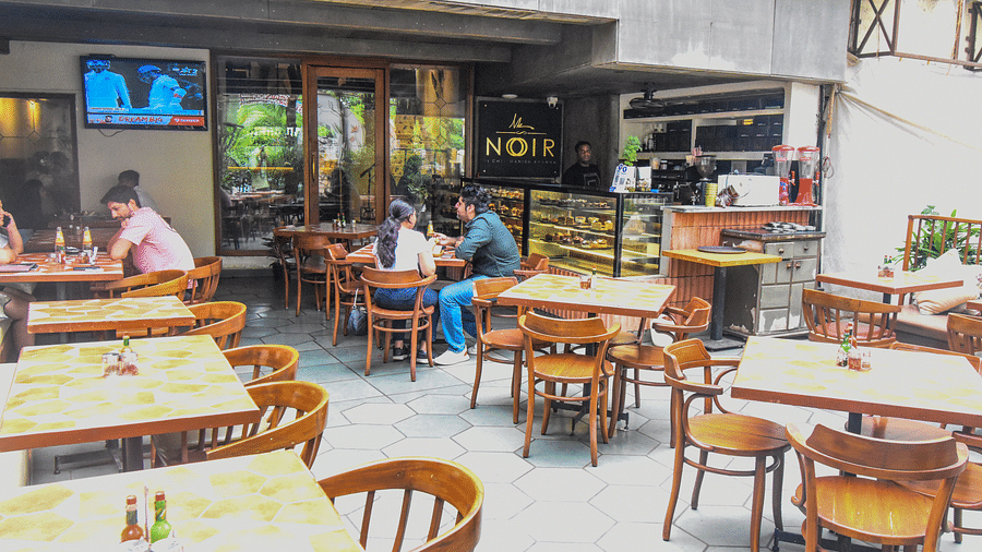 exterior dining area of our restaurant in Mumbai