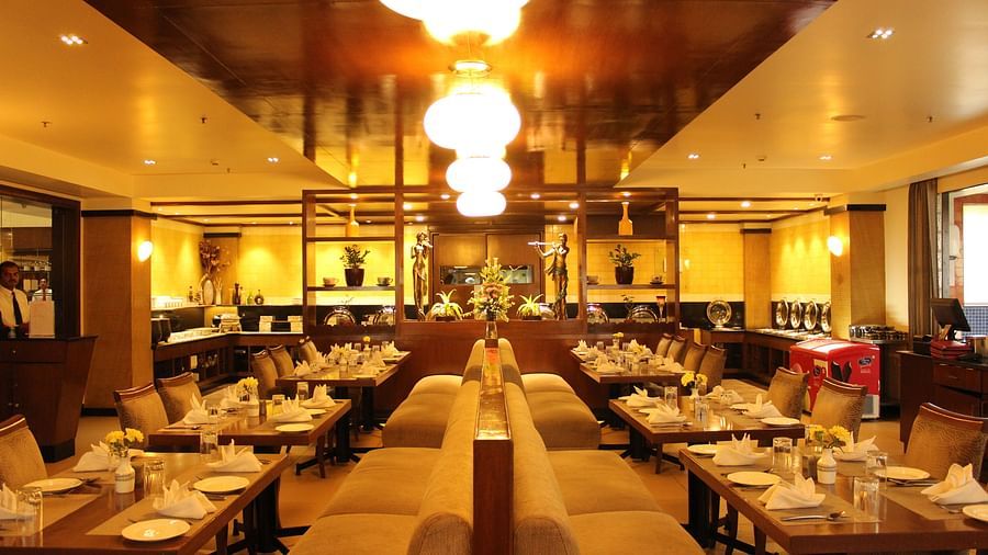 interior of bengaluru restaurant at la classic, hosur road