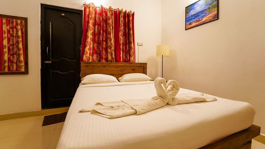 A double bed Two bedroom Villa Bedroom at Le Poshe Luxury  