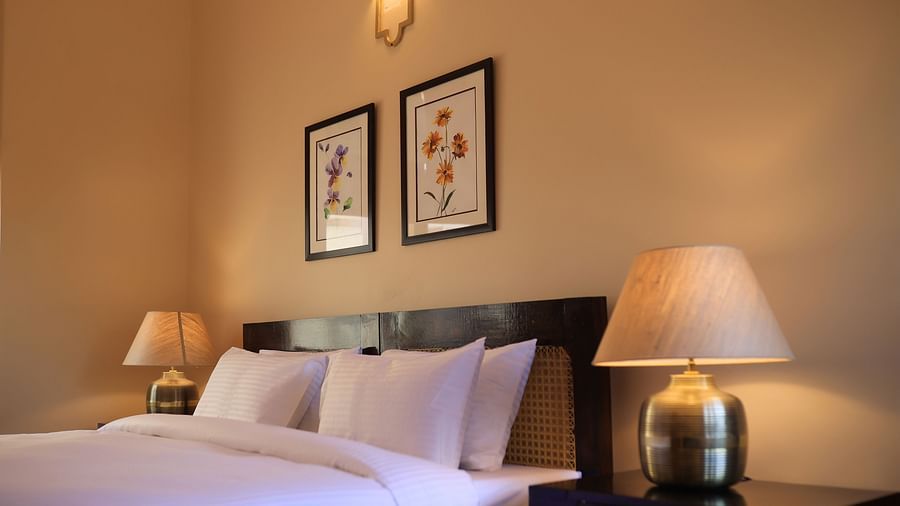 A view of the Deluxe Room 1 - Lamrin Boutique Cottages Rishikesh
