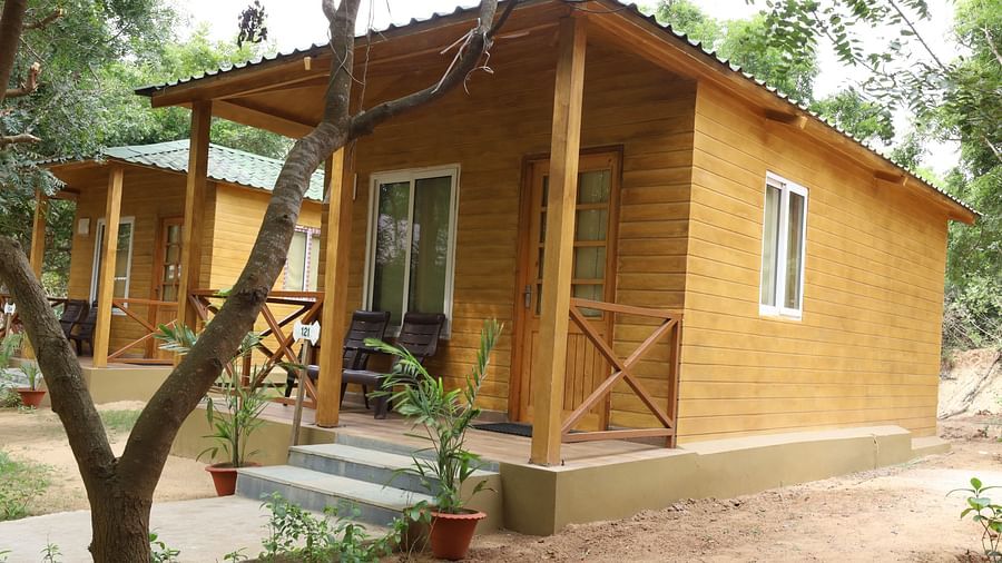 Exterior side view of room- Lotus Eco Beach Resort Konark 