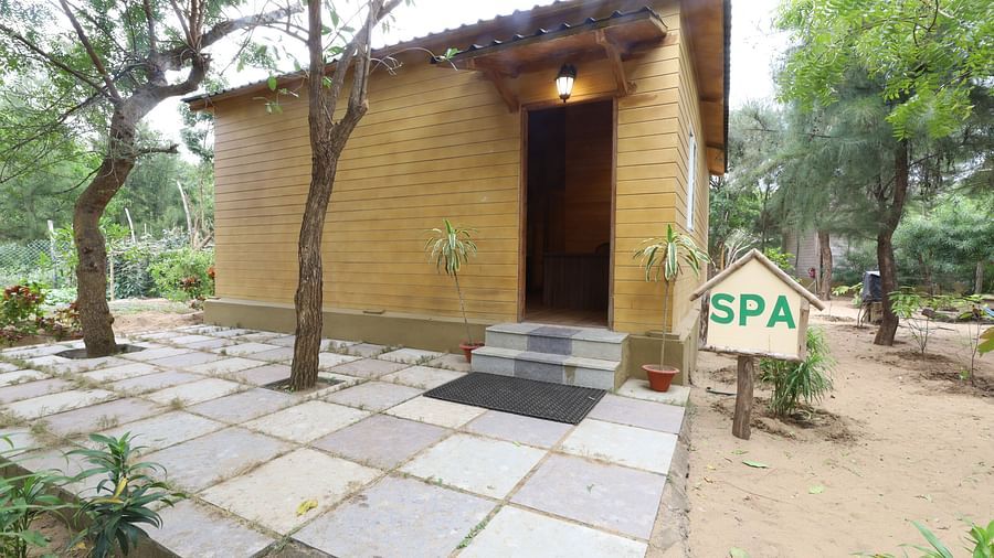 Exterior view of spa at Lotus Eco Resort Konark