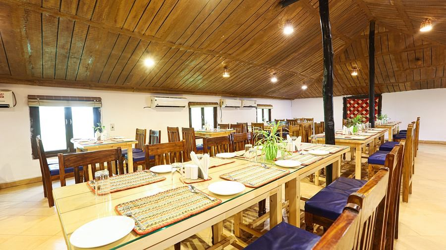 restaurant in Lotus Eco Resort Konark corner view Resort near sun temple