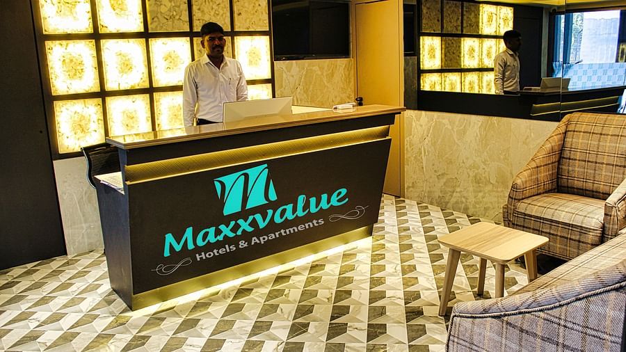 Reception area at Maxxvalue Hotel MIDC,  Mumbai