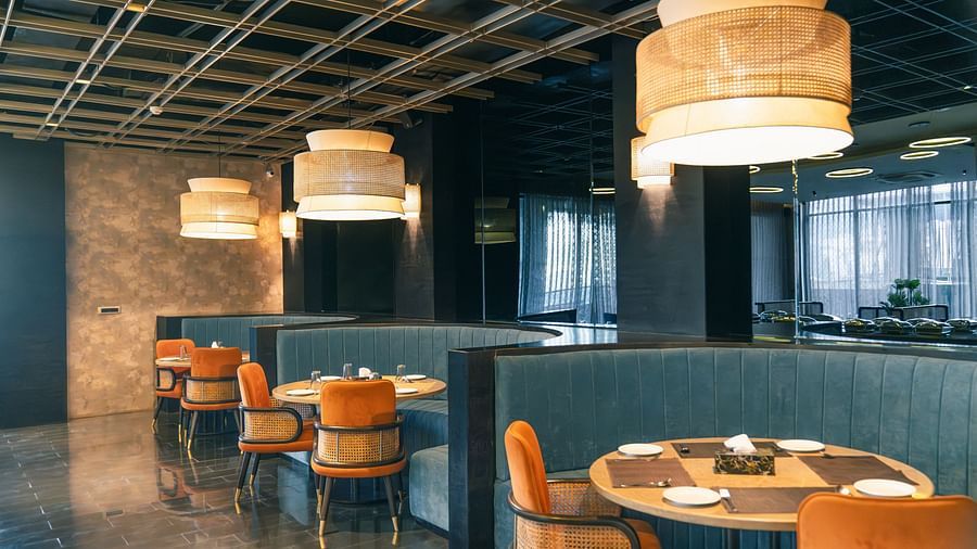Dining setting of a restaurant at Montclair Ananta, Elite.