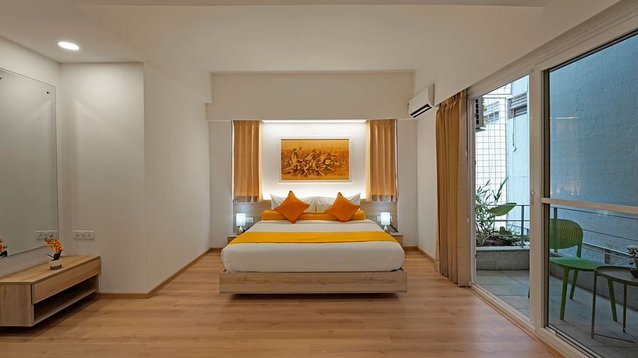 Front view of the Studio Premium Room at Nest by Rivido Apart Hotel, Bannerghatta Road
