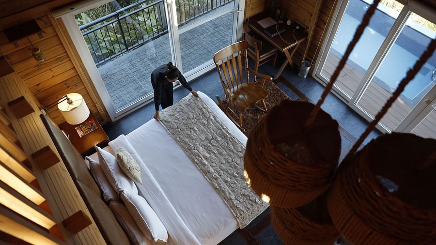 overhead view of Presidential Villa 3 - Polo Orchid Resort, Cherrapunji