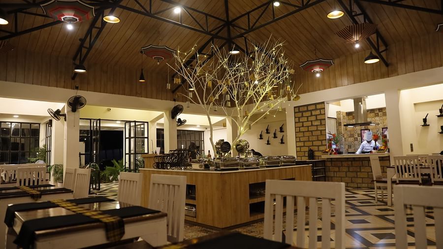 interior of a restaurant - Polo Cherrapunjee Resort