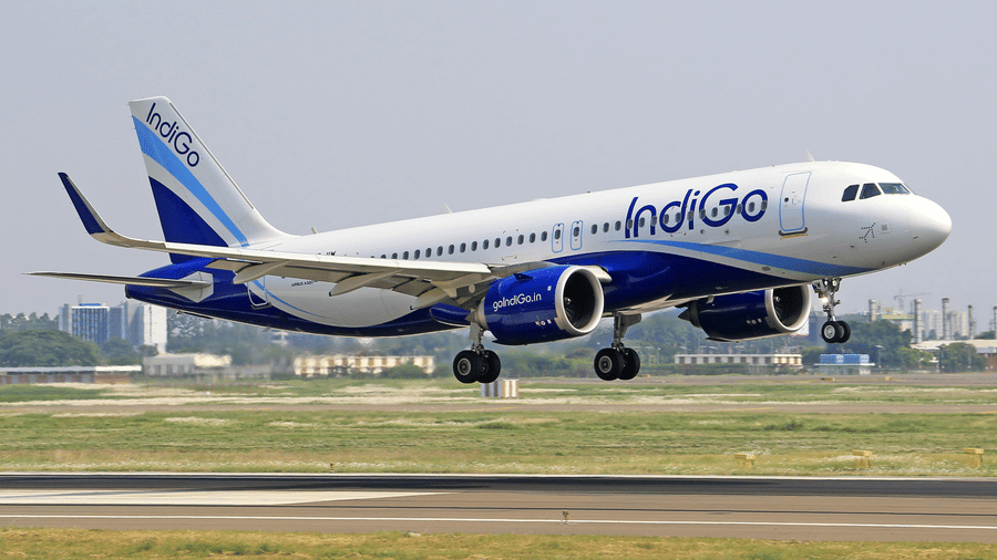 A flight taking off from the runway.