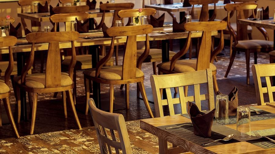 chairs at our multi-cuisine restaurant in surya city