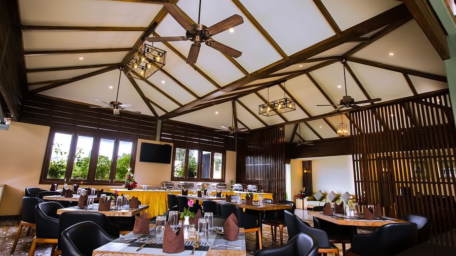 interior of our multi-cuisine restaurant in surya city