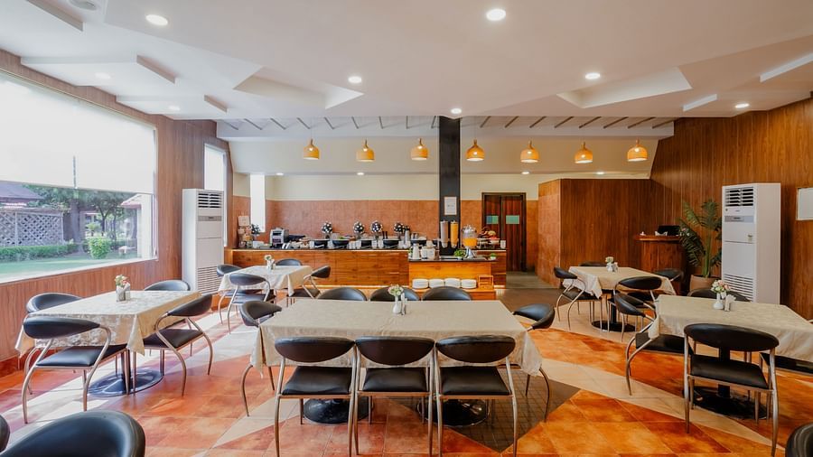 Comfortable and well-appointed dining area at Shri Radha Brij Vasundhara Resort & Spa, Mathura