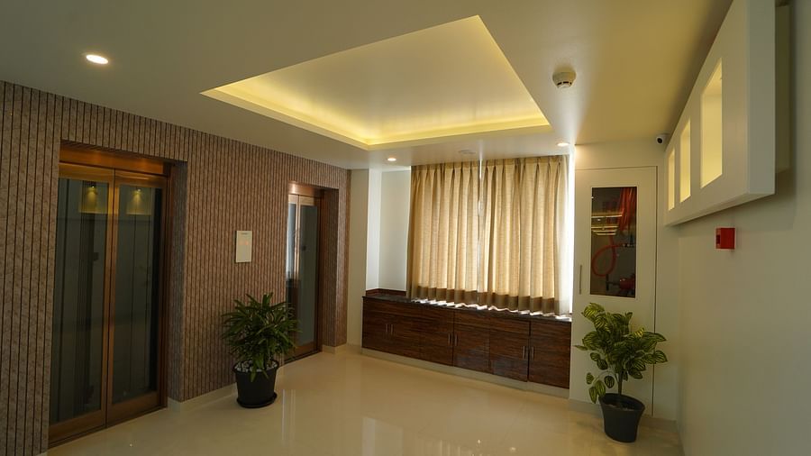 2nd floor view of the corridor - Springs Hotel Tirupati