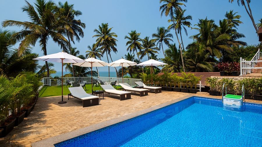 Swimming Pool at our North Goa resort  in Vagator