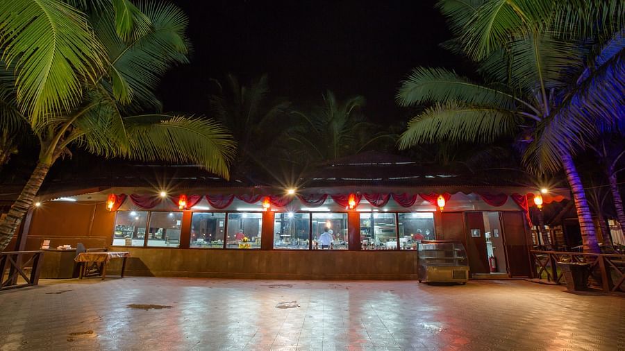 exterior of Budha Garden at night 5
