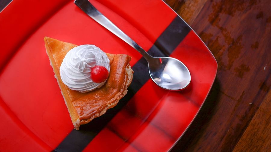 a slice of pie at Charcoal 9