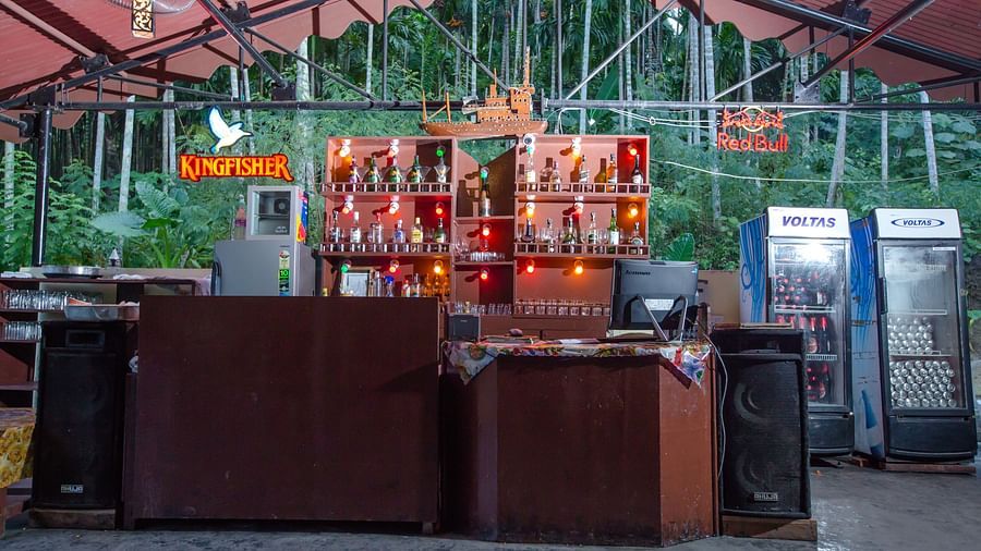 the bar area at Venom Bar 3
