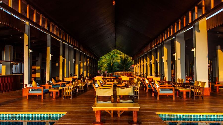 colourful chairs at a restaurant - Symphony Samudra Beachside Jungle Resort And Spa, Port Blair