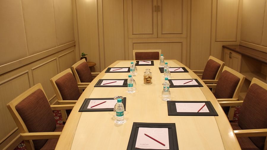 boardroom seating arrangement at the conference hall in mumbai