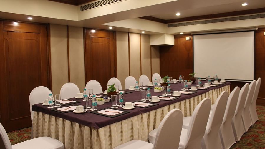 boardroom seating arrangement at the conference hall in mumbai
