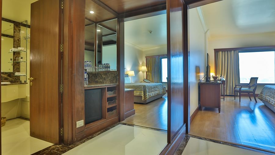 The club room entrance looks elegant with classy interiors - The Orchid Hotel Mumbai Vile Parle