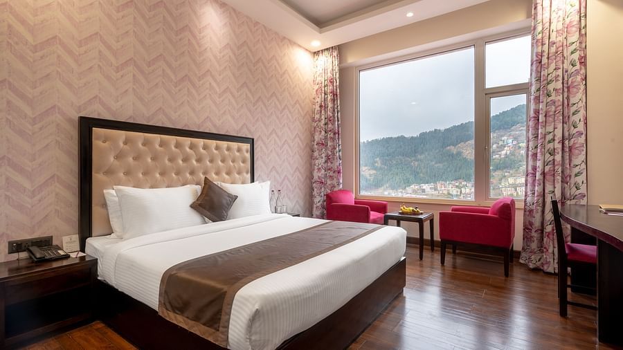 Premier Valley View Room at our Luxury  hotel in Shimla - The Orchid Hotel Shimla