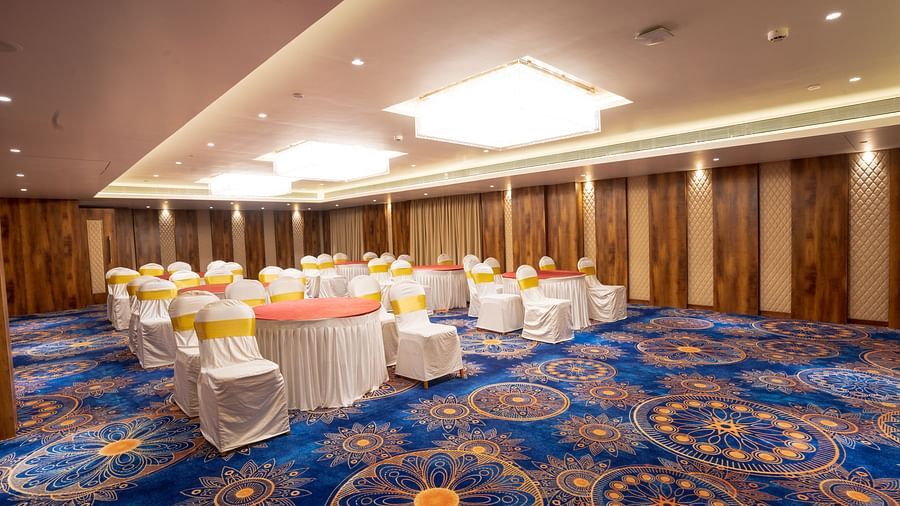 our Banquet Hall in Lonavala set up for an event
