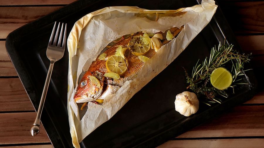 BABY RED SNAPPER EN PAPILLOTE