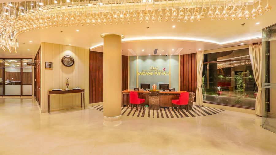The Vaishnodevi Sarovar Portico reception and lobby
