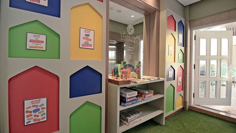 children's play area at theory9