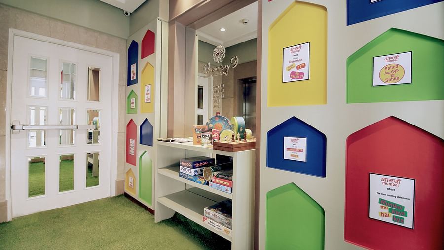 children's playroom at theory9 bandra