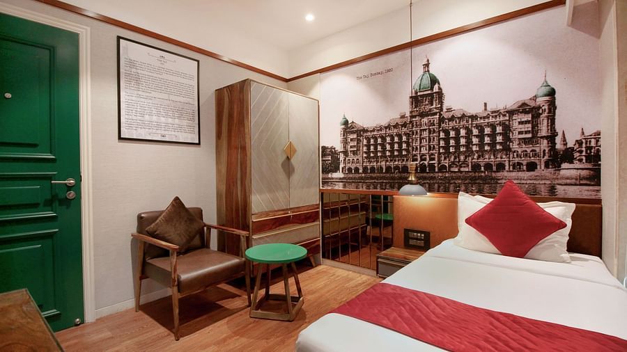 rooms with single bed and premium amenities at theory9 khar