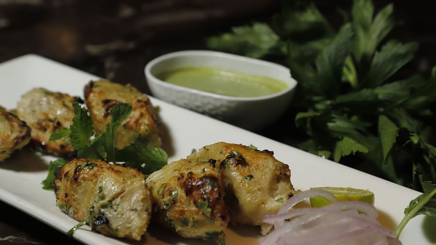 chicken malai tikka kebab