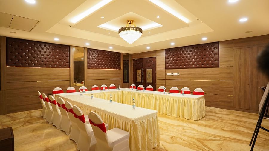 V Five Hotel - Full view of the Mantri hall interiors