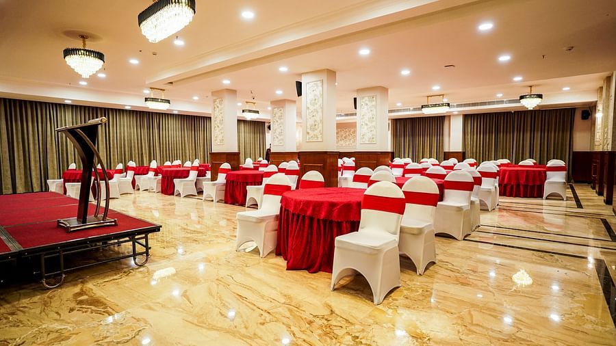 V Five Hotel - view of MAHARAJA Banquet hall setup