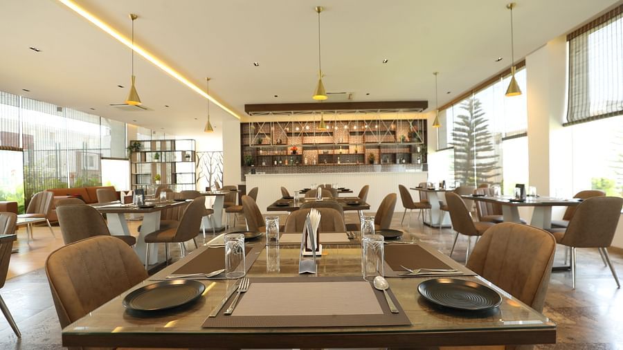 Dining setup in a restaurant