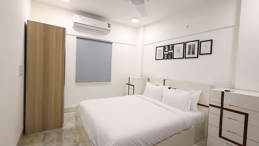 Bedroom of room 401 at Wabi-Sabi Juhu 1