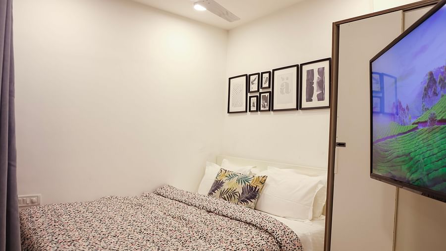 Bedroom of room 502 at Wabi-Sabi Juhu 3