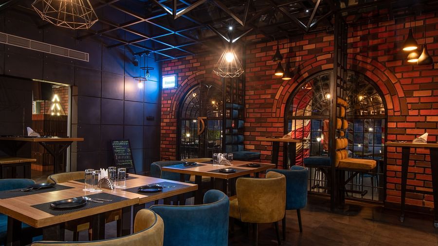 The elegant interiors of the restaurant - Wedlock Greens Hotel & Resort, Dhanbad