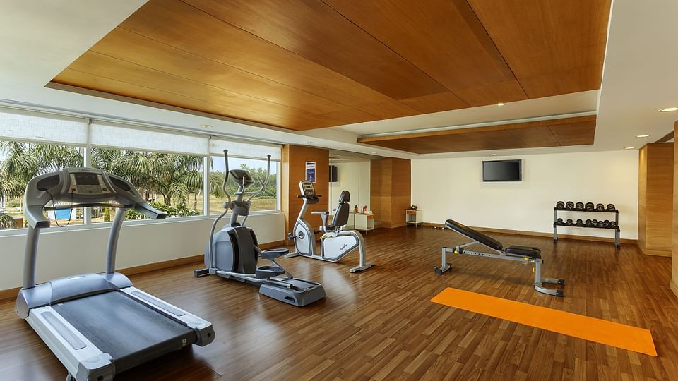 Gym at Hometel Roorkee