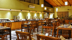 Tables and chairs in Golden Forest- The Golden tusk