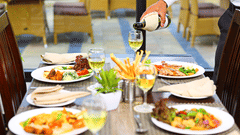 The golden Forest restaurant at The Golden Tusk Resort, Restaurants in Corbett 3