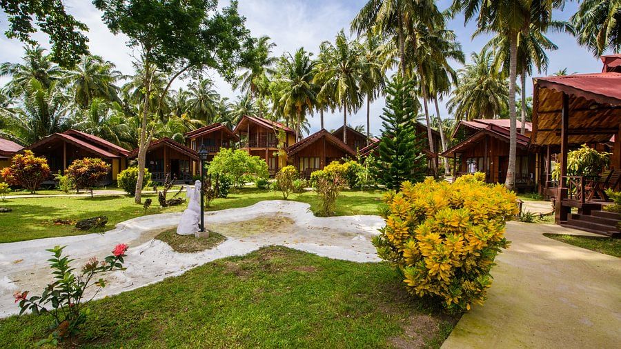 lawn at Silver Sand Beach Resort