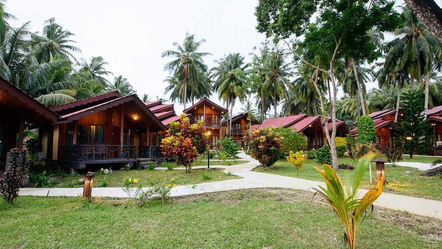 cottages at Silver Sand Beach Resort on Neil Island