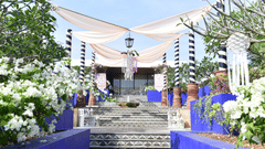 seating area at Library amongst our wedding halls in south goa
