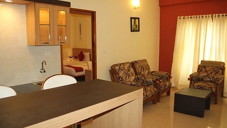 Living Room - Aura Suites at Hotel Arama Suites off Bannerghatta Road, Bangalore