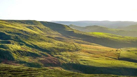 lush green grassland on the mountains during day time