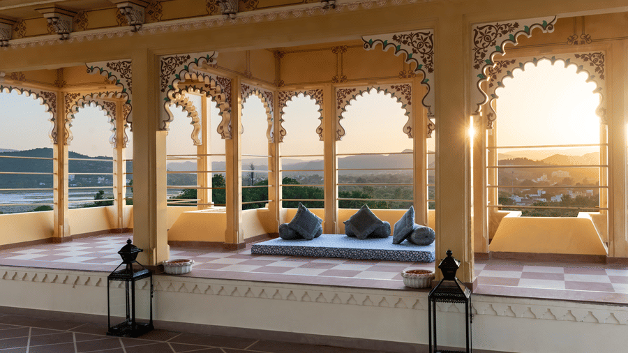 Exterior image of Chunda Palace, Udaipur